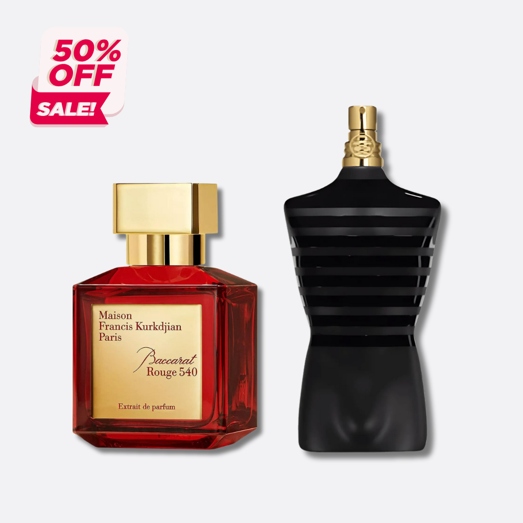 Set mit 2 Baccarat Rouge Parfums + Le Male Parfum 100 ml